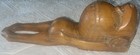Vintage Hand Carved Wooden Indonesian Island Tribal Diver Diving Polynesian