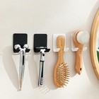 1 2 4 6pcs Bathroom Razor Holder Storage Hook Wall Men Shaving Shaver Shelf Punc
