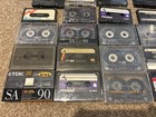 Cassette Tapes - 30 Vintage Used With 2 Cases - Rare - Use As Blanks One Sealed 