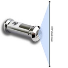 1 2 In  190   Polished Chrome Door Viewer