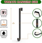 15  Wreath Hanger christmas Decorations  For Front Door  Indoor Or Outdoor Over 