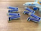 1 400 Model Airport Accessories - 4 Piece Passenger Boarding Ramp Set  blue 