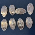 Disneyland Winnie The Pooh And Friends Attraction Ride 8 Pressed Penny Set