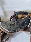 Antique Child   s Polio Leg Braces     Vintage Orthopedic Medical Oddity     Leather
