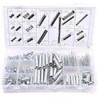 200pcs Compression Extension Spring Assortment Kit Zinc Plated Steel Assorted