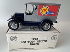 Ertl 1923 1 2 Ton Ok Chevrolet Truck Die Cast Metal Coin Bank W key 1 25 Scale