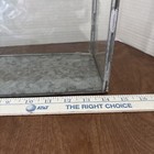 Galvanized Metal And Glass Display Case With Door 