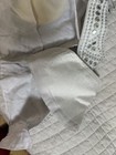Khia Mills Women   s White Silk Mirror Work Tie-back Choli Blouse Size White Gray