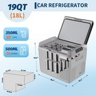 19qt 18l Portable Car Refrigerator Electric Cooler Freezer Car Fridge 12v 24v
