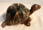 Turtle 6  Long Figurine statue Excellent Condition   Almost Life-like Shell