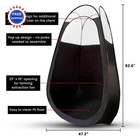 Spray Tan Tent Pop Up Portable Tanning Booth With Carry Case Kobbtan Large Clear