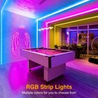 5m Smd Rgb 3528 Waterproof 300 Led Strip Light 44 Key Remote 12v 3a Us Power Kit