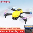 2023 Led Rc Drone 4k Hd 90   Dual Camera Wifi Fpv Foldable Quadcopter   4 Battery