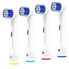 Voguish Replacement Toothbrush Heads Compatible With Oral B Braun 4 Pack White