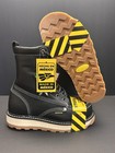 415 Black Steel Toe Zapato Para Trabajo Punta De Acero 