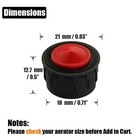 Jqk Faucet Aerator 2 2 Gpm Flow Restrictor Replacement Bathroom Sink  3-pack 