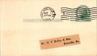 1911 Philadelphia Pa Postal Stationery Postcard Jefferson Stamp Machine Cancel