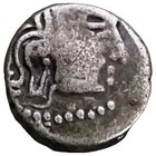 Ancient India Maitrakas Of Valabhi Silver Drachm Bhattaraka Coin 470-770 Ad  2