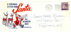 1957 Letter From Santa Claus W envelope Santa Claus Indiana Esso Servicenter