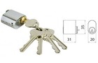 Scandinavian Oval Lock 701 External Cylinder 5 Keys 7 Pin Assa Dorma Ruko Analog