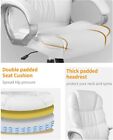 Office Computer High Back Adjustable Ergonomic Desk Chair Executive Pu white