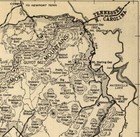 Great Smoky Mountains National Park 1940  Vintage Mountain Map Antique Wall Art 