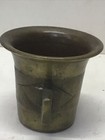 Vintage Antique Brass Or Bronze Double Handled Mortar Container
