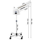 Professional Uv Hot Ozone Facial Steamer Lcd Beauty Salon Spa Skin Careequipment