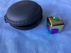 Fidget Spinner Cube Edc Toy Metallic Cube Stress Anxiety Relief For Adult