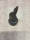 Hand Carved Wood Frog Figure 3  Tall Smooth 
