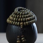 Argentine Green Sandalwood 108 Beads Abacus Mala Bracelet Unisex Buddhist Prayer
