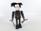 Vintage Edward Scissorhands Tin Litho Mechanical Wind Up Toy Medicom Toys