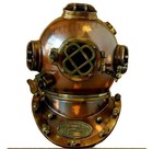 18  Diving Helmet Us Navy Mark V Deep Sea Divers Antique Scuba Sea Divers Helmet