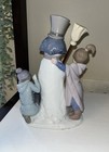 Lladro 5713 Snowman With Children Figurine