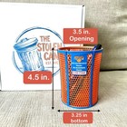 Ny Knicks Trash Can Mini Trash Can - Basketball Gift Viral Blue Orange Trash Can
