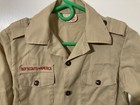 Vintage Bsa Boy Scout Youth Size 12 Official Uniform Tan Long Sleeve Shirt