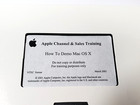 2001 Apple Computer How To Demo Mac Os X Sales Training Video Vhs Tape March