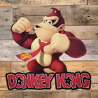 Rare Donkey Kong Nintendo Metal Sign Game Promo Store Display Game Room Decor
