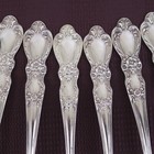 1847 Rogers Bros Heritage Set Of 8 Salad Forks Silverplate Flatware Silverware