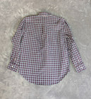 Ralph Lauren Boys 6 Navy Red Plaid Button Down Shirt Long Sleeve Cotton