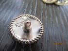 Lot Of Ten  20 Mm Designer Cc Button Gold Tone  Off White Chanel 10 Buttons