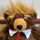 Trumpy Bear Deluxe Original 22    Plush Zipper Donald Trump President With Flag