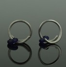 Beautiful Ancient Roman Silver Earrings - Circa 1st 2nd Century Ad   01190 