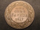 1917 Canadian Large Cent Au