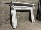   Antique Carved Oak Fireplace Mantel   59 75 X 49 75   Architectural Salvage