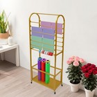 Double-sided Ribbon Display Rack Multifunctional Flower Wrapping Paper Stand Us