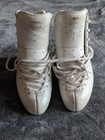 Edea Chorus Figure Skates White Leather Lace-up Size 265 Made In Italy