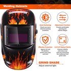 New True Color Solar Auto Darkening Welding Helmet Arc Tig Mig Grinding Hood