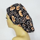 Halloween Women Scrub Hat  Surgical Cap  Scrub Hat  Nurses Hat Medical Usa Made