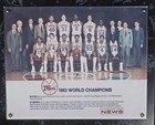 Philadelphia 76ers 1983 Nba Champions 12x15 Plaque 